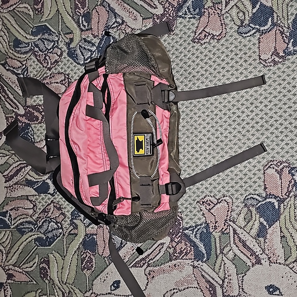 Mountainsmith Lumper Tour Hiking Fanny Bag zipper closure pink hg3